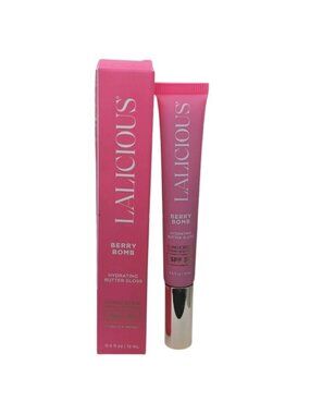 LALICIOUS Berry Bomb Hydrating Butter Gloss Peptides SPF 30 0.4 oz 12mL